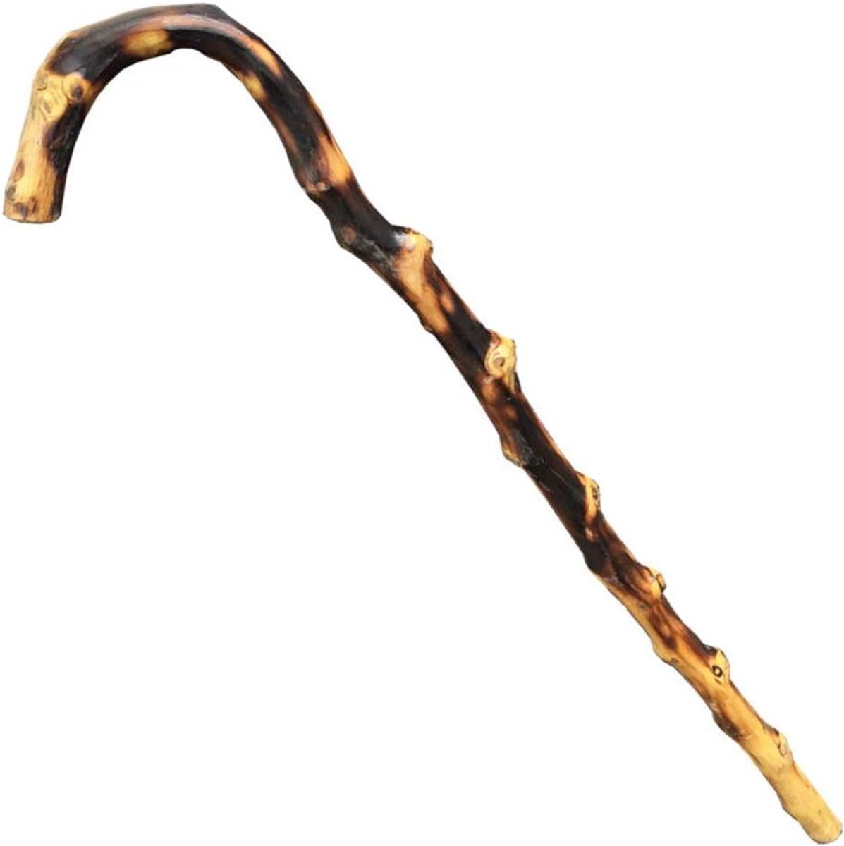 Opvouwbare wandelstok - Steun stok - Veilig lopen - Handgemaakt houtsnijwerk - 80 cm - Natuurlijk hout