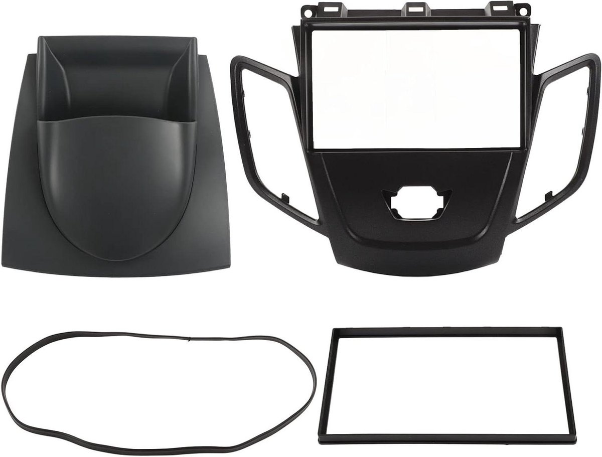 Radio Frame - Paneel Kit - Auto Installatie - Naadloze Pasvorm - Double DIN - Zwart