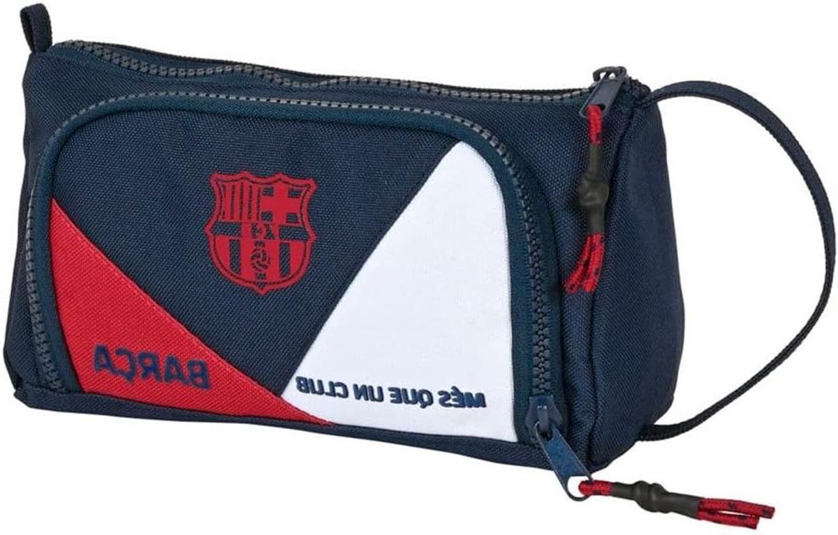 Lichaamstas - Opklapbare tas - Knutselspullen Opbergen - Groot Hoofdvak - 20 cm - Blauw Wit