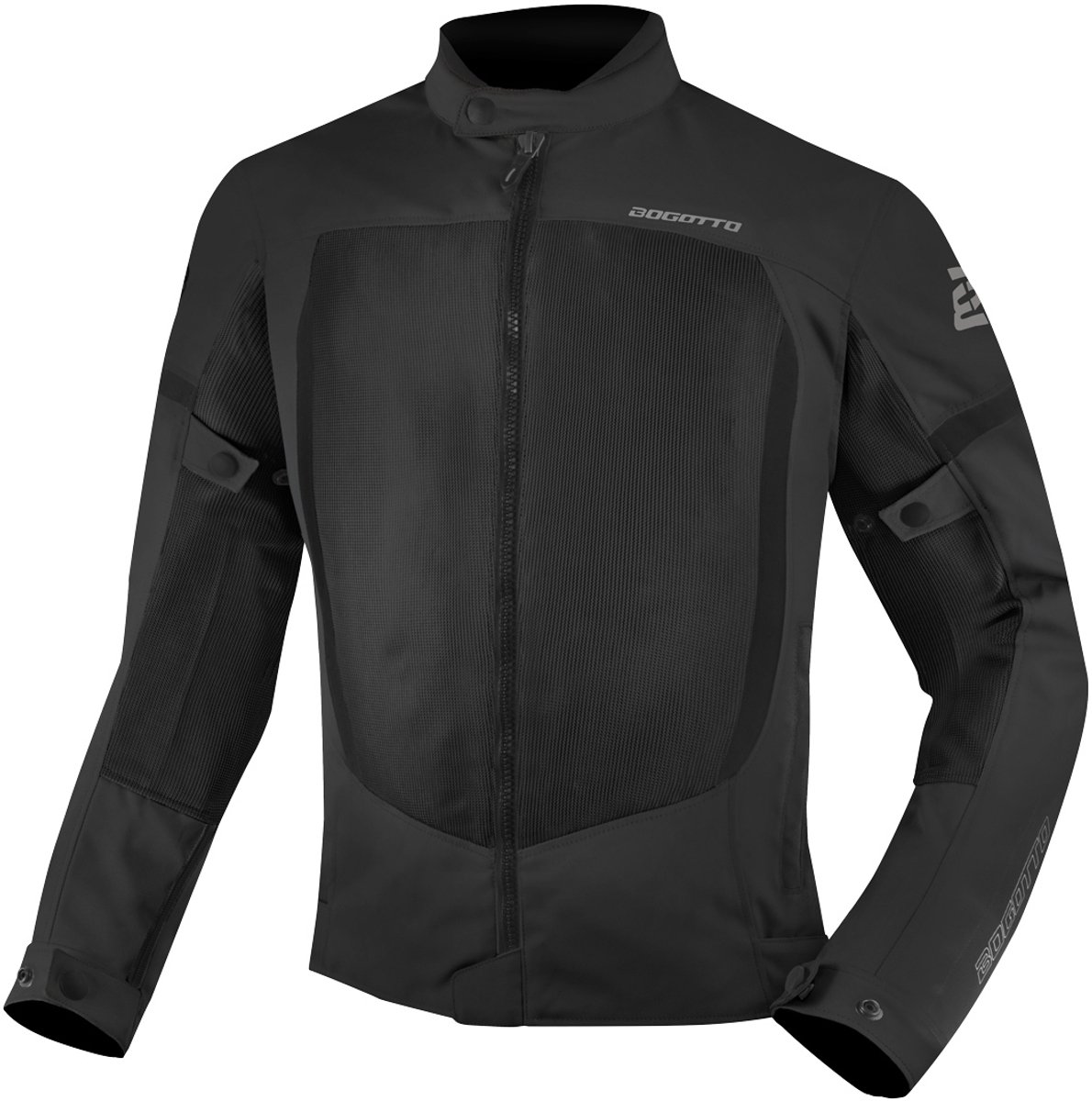 Bogotto Alastor Zwart Textiele Motorjas - Jas