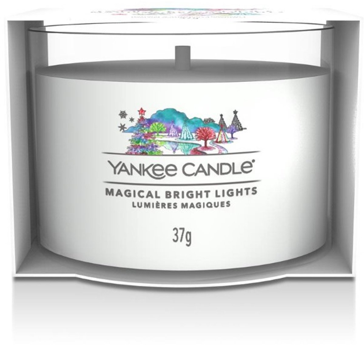 Yankee Candle Filled Votive - Magical Bright Lights - 10 branduren - 1 stuk White