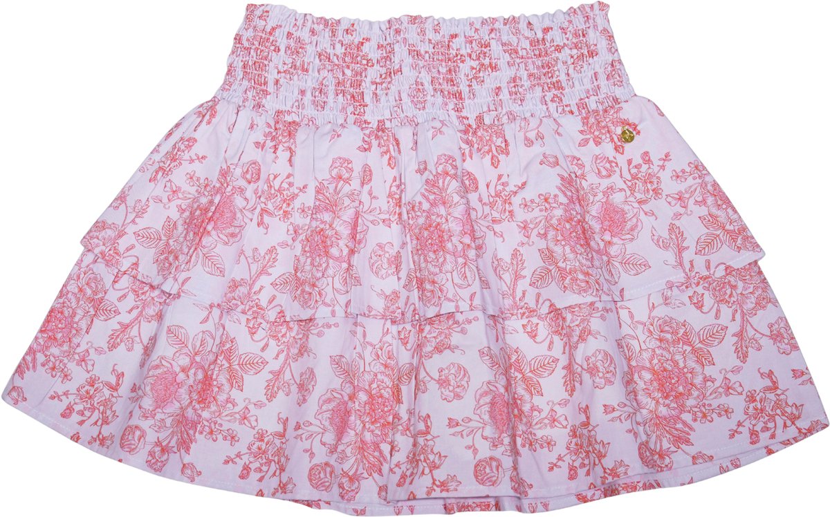 Funkle Skirt Poppy Red – Meisjes rok – Luxe Kinderkleding