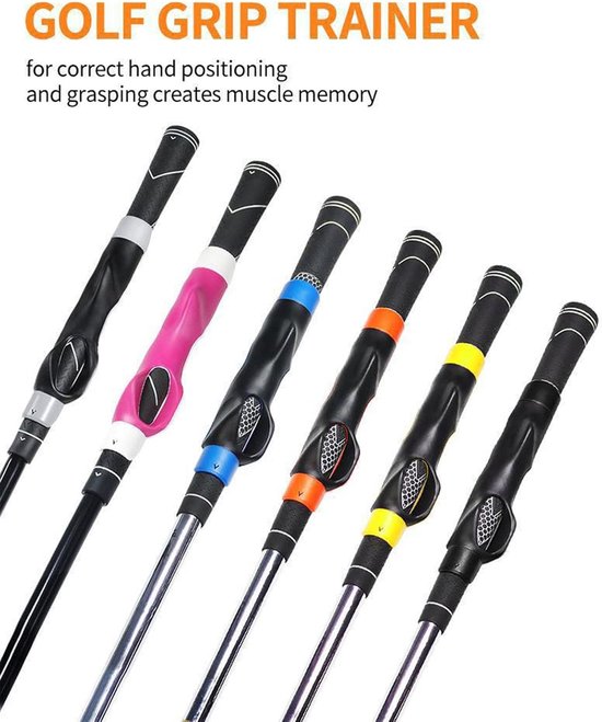 Golf Grip Corrector - Putting Aid - Hand Alignment - Tool-free Installatie - 15.5 cm - Zes Kleuren van GOLF — afbeelding 4