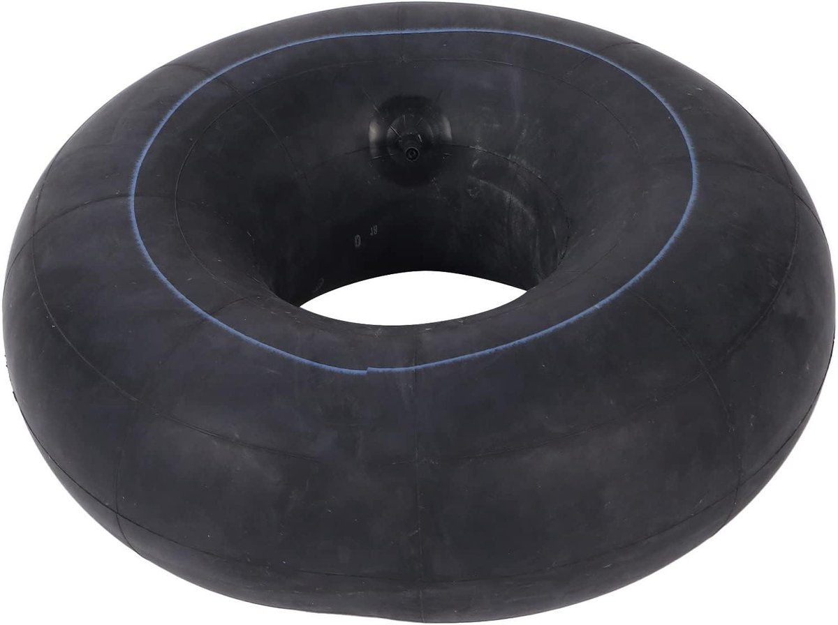 Grasmaaierband binnenband - Rubberen binnenband - Voertuigonderhoud - Duurzaam rubber en koper - 20x8.00-8 - Zwart