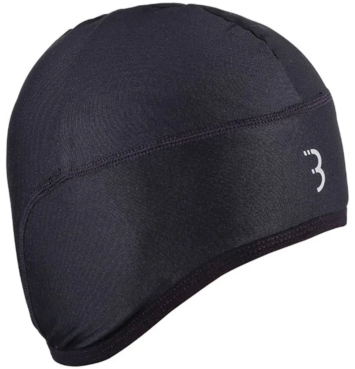 BBB Cycling Helmmuts Fiets Winter Thermal Cap - Fietsmuts voor onder Helm - 0-10 Cº - Thermo Muts - Unisex - One Size - Zwart - BBW-299