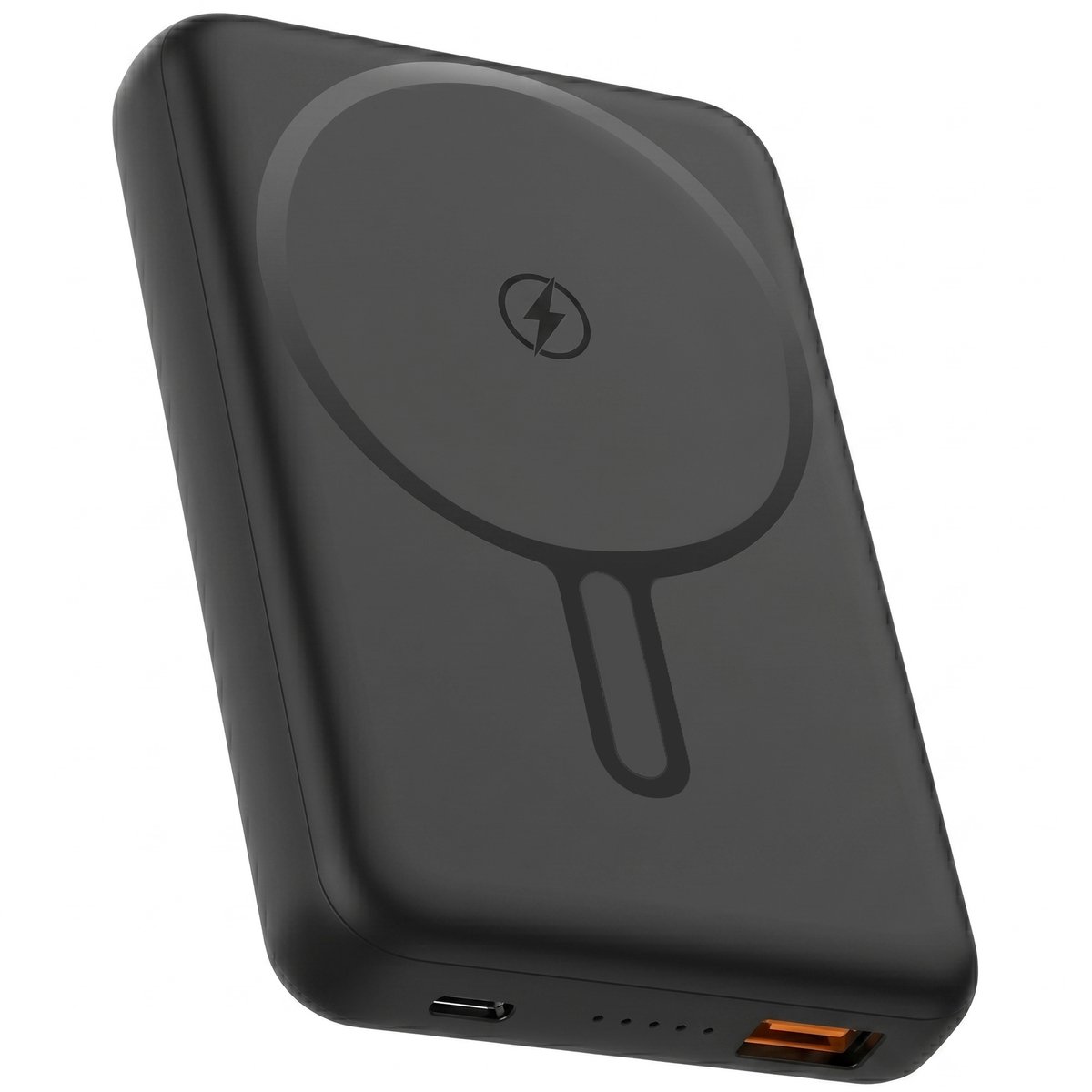 Nuvance Powerbank 10000 mAh - Geschikt voor MagSafe - 15W Snellader - Draadloze Powerbank - Usb-A 22.5W & Usb-C 20W - Zwart