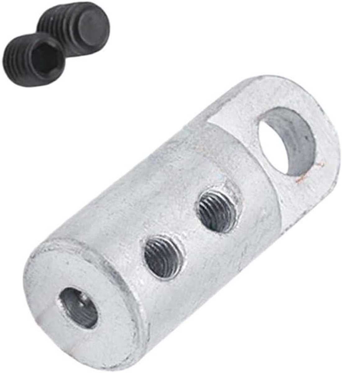 Kabel Stopper - Rope Connector - Fitness Apparaat - Dubbele Vergrendeling - 5-6mm Kabel - Zilver