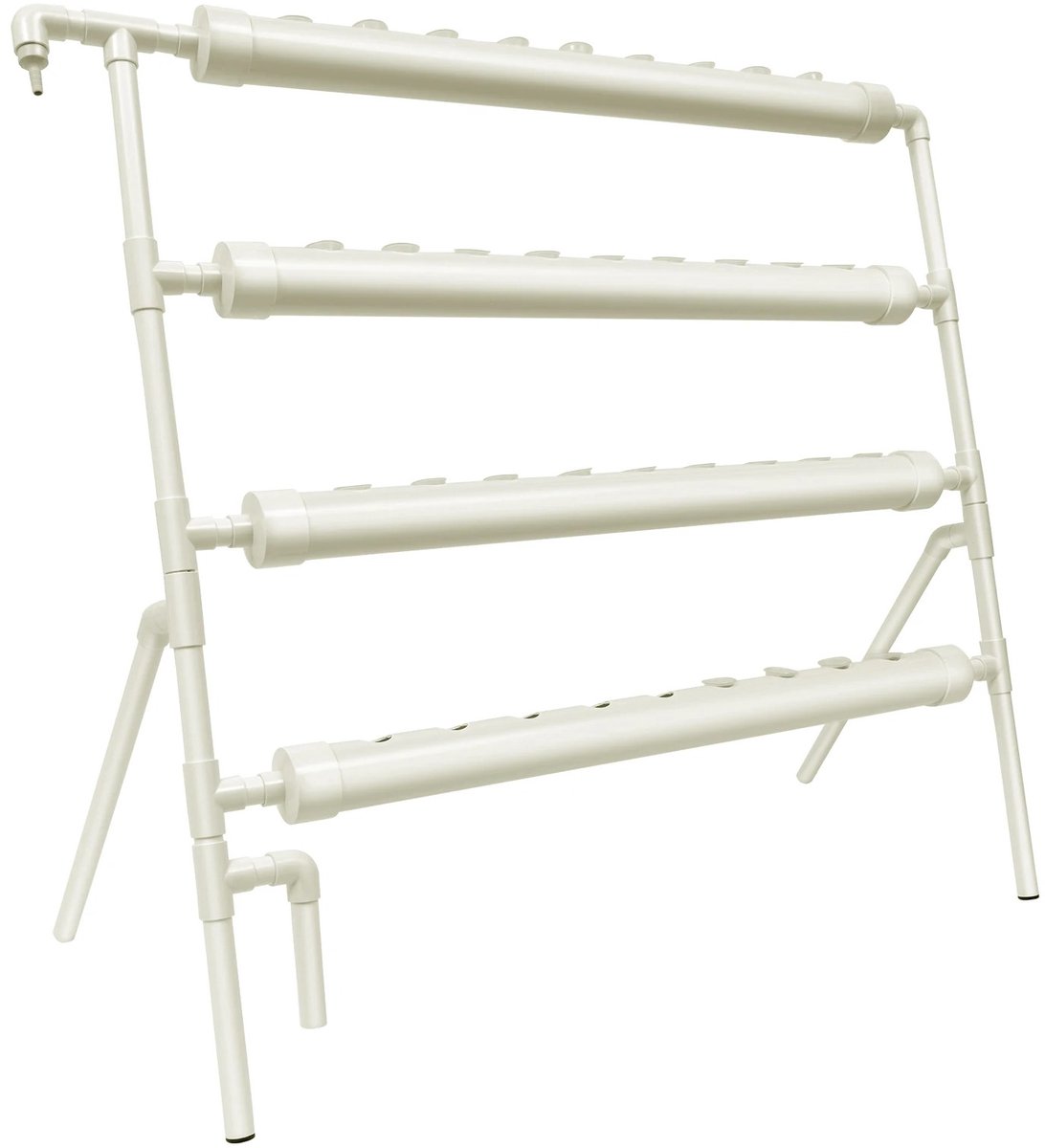Geargalaxy Hydrocultuur Kweekset - Hydroponic Systeem - Plantenkweker - Indoor Moestuin - Groeitoren - 36 Gaten - 95x45x100cm - Wit