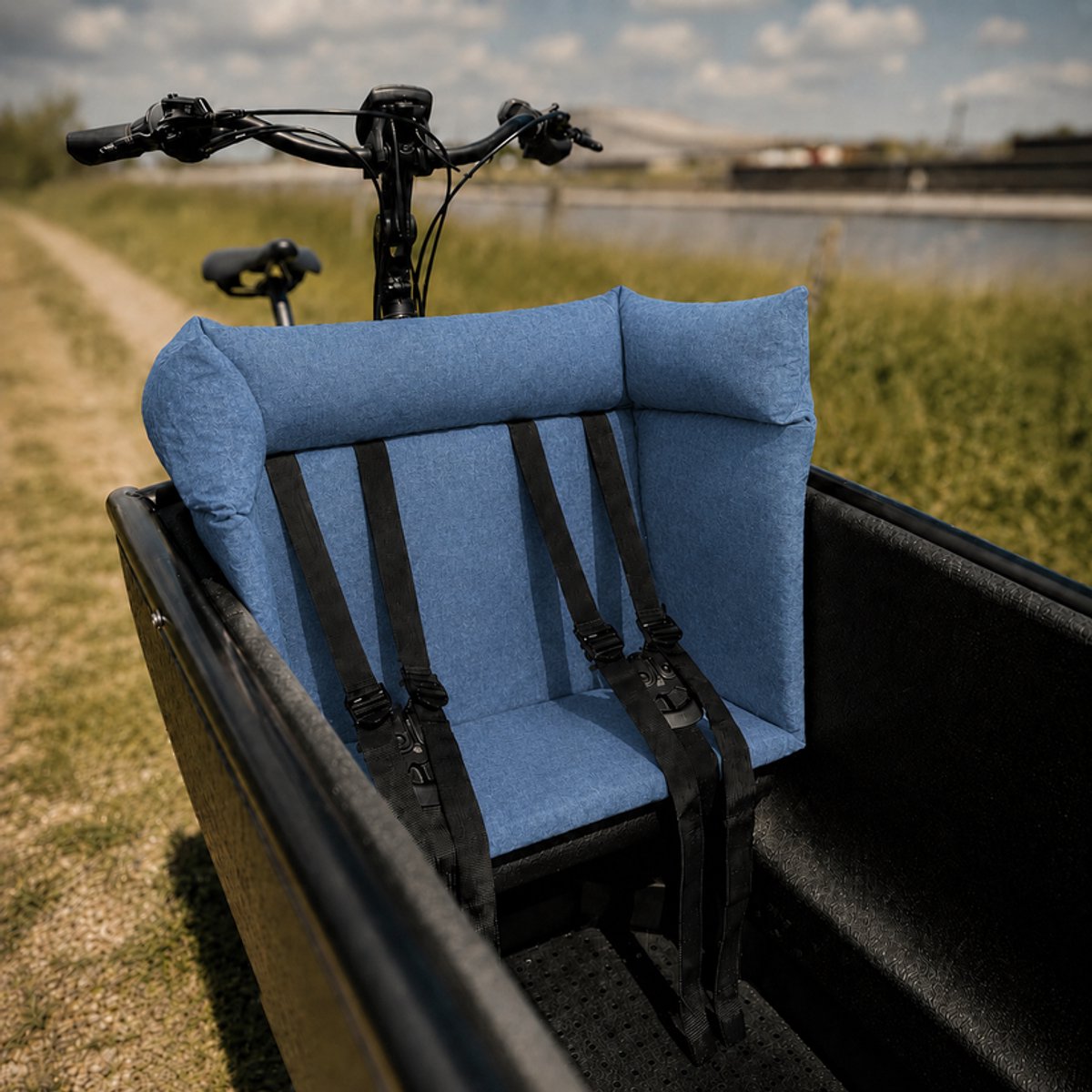 Bakfiets kussen Urban Arrow - Blauw