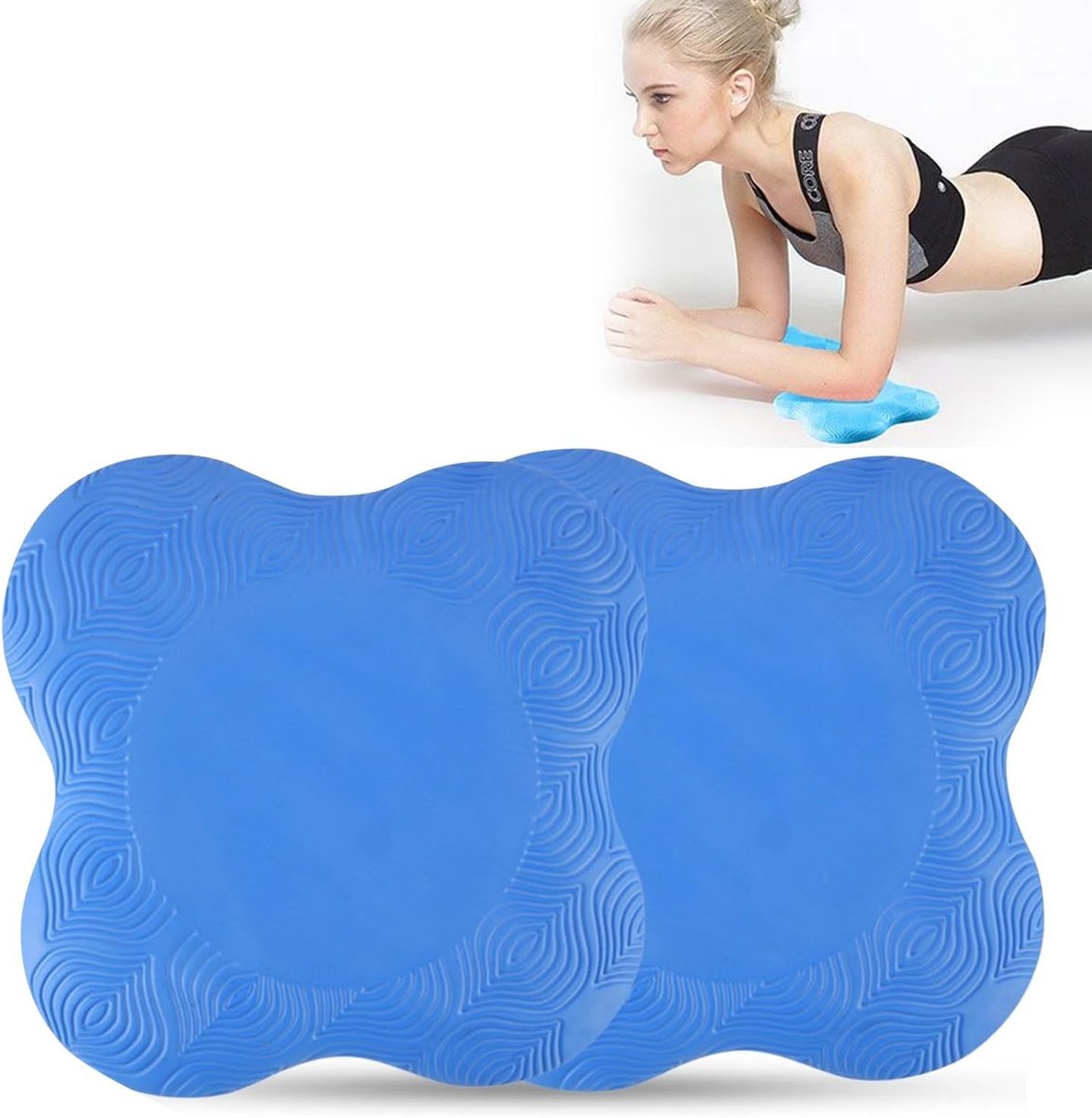 Comfortabele Antislip Kniebeschermers voor Yoga en Pilates - Set van 2 - Ideaal voor Training, Fitness en Sportactiviteiten