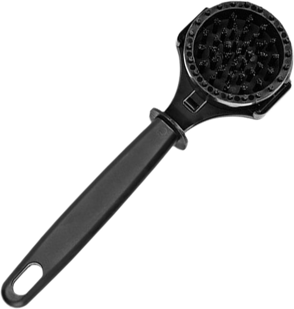 Koffiemolenreiniger Borstel - Reinigingsgereedschap - Koffieapparaat Onderhoud - Hangend Ontwerp - 24 cm Lengte - Zwart