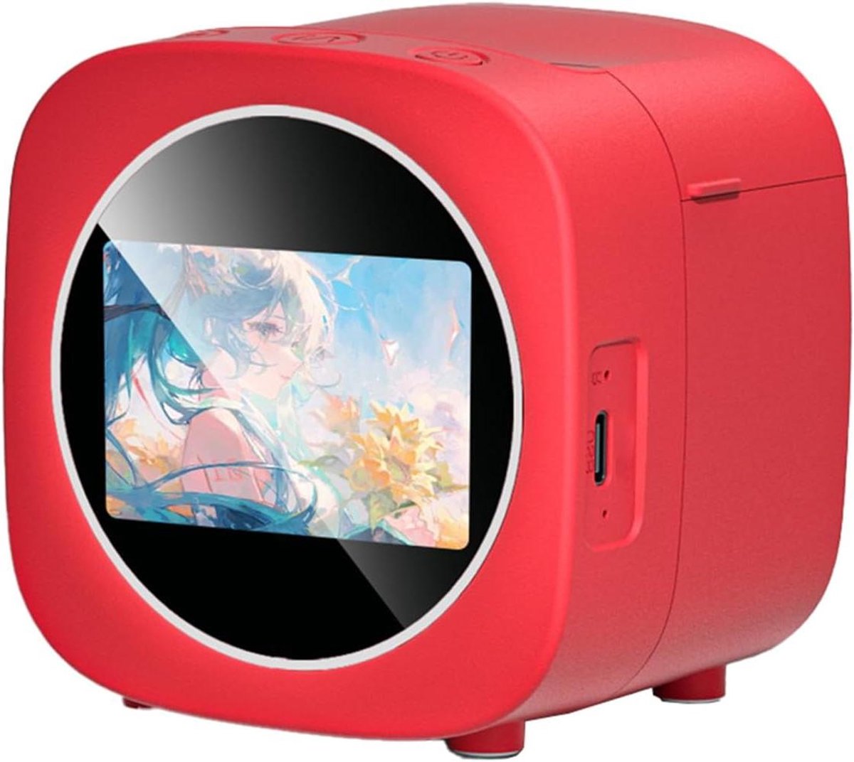 AI Thermische Printer - Kinderkunstprinter Tekenprinter - Creatief Leren - Spraakherkenning WiFi - Compact Draagbaar - Wit