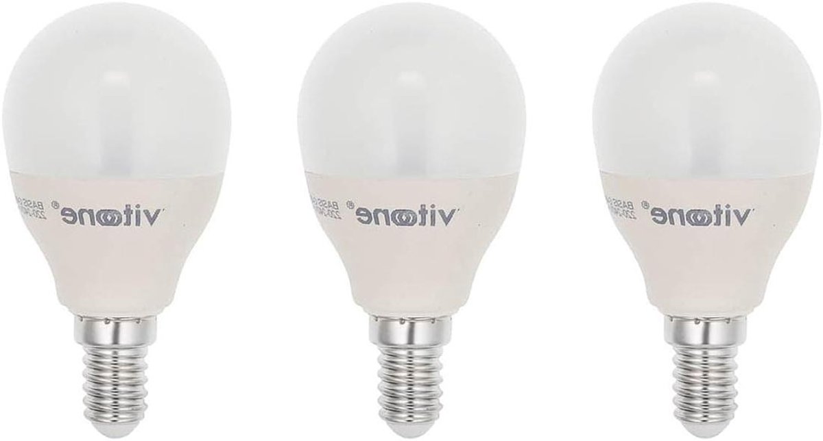 LED Kogellamp - Kleine bol - Huis verlichten - Energiezuinig - Ø45mm 3 stuks - Transparant
