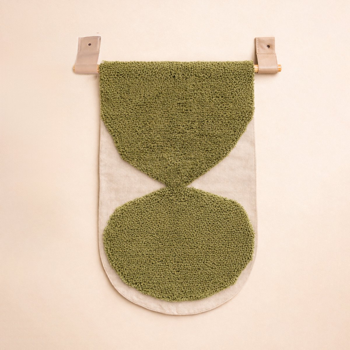 Handgetufted Wandtextiel Zandloper - Studio 03 - Ever Desi Studio