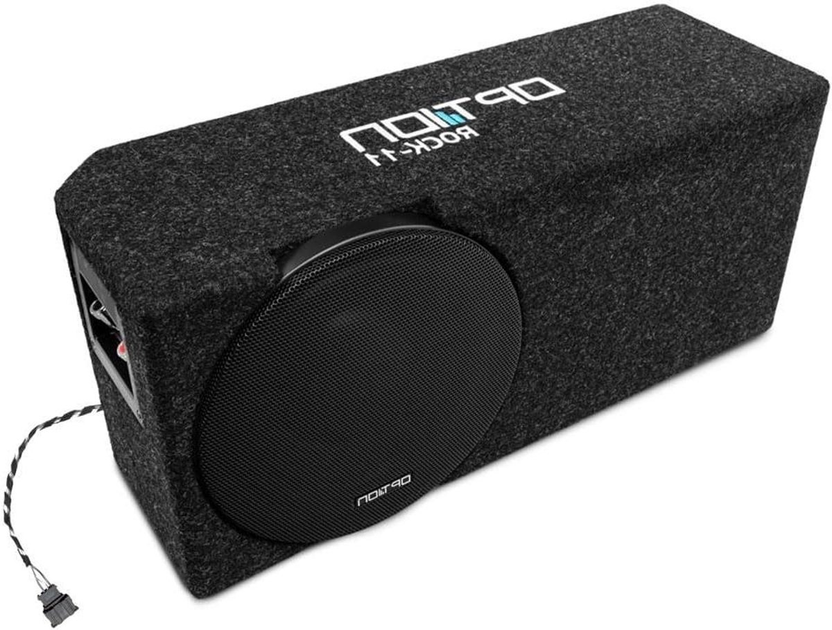 Subwoofer Kit - Bassversterker Auto - Meer Bas Geluid - Plug & Play Installatie - 20 cm - Zwart
