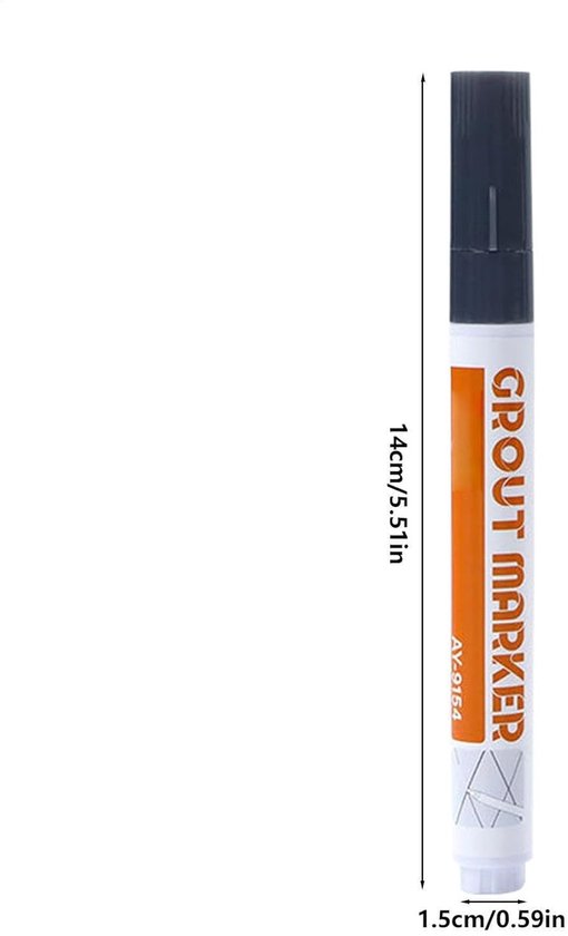 Voegenstift - Tegelverf Pen - Voegen Opfrissen - Waterdichte Afdichting - 14 cm - blauw van Voegenstift — afbeelding 3