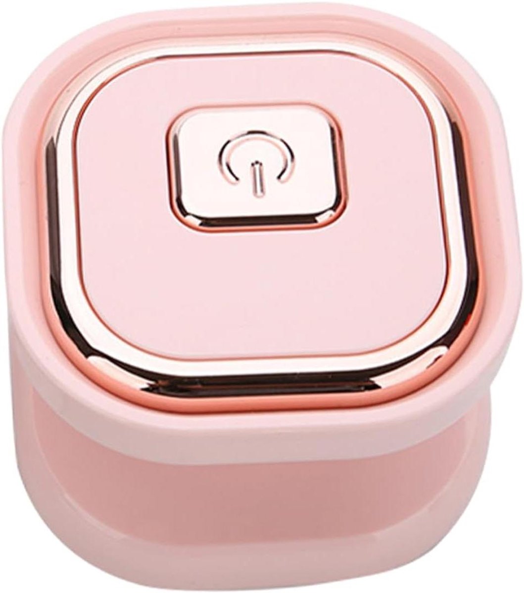 UV LED Nageldroger - Nagellamp Manicure - Gelnagels Uitharden - Compact Draagbaar - 6.4 x 6.3 x 5 cm - Roze