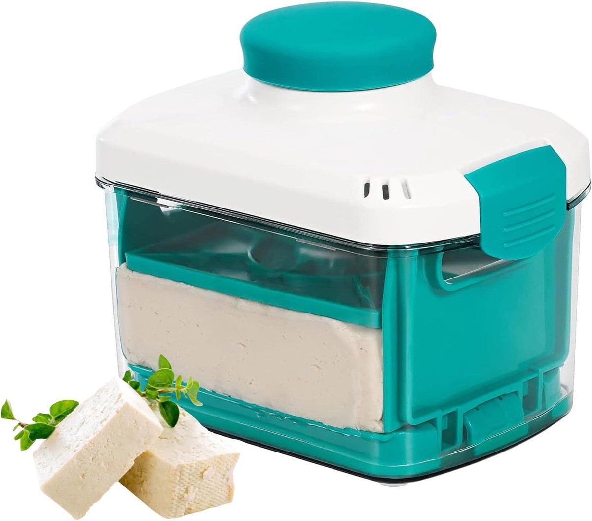 Paneer Pers - Kaasmaker Yoghurtmaker - Thuis Kaas Maken - Gelijkmatige Druk - 233 x 18 x 141 cm - Wit