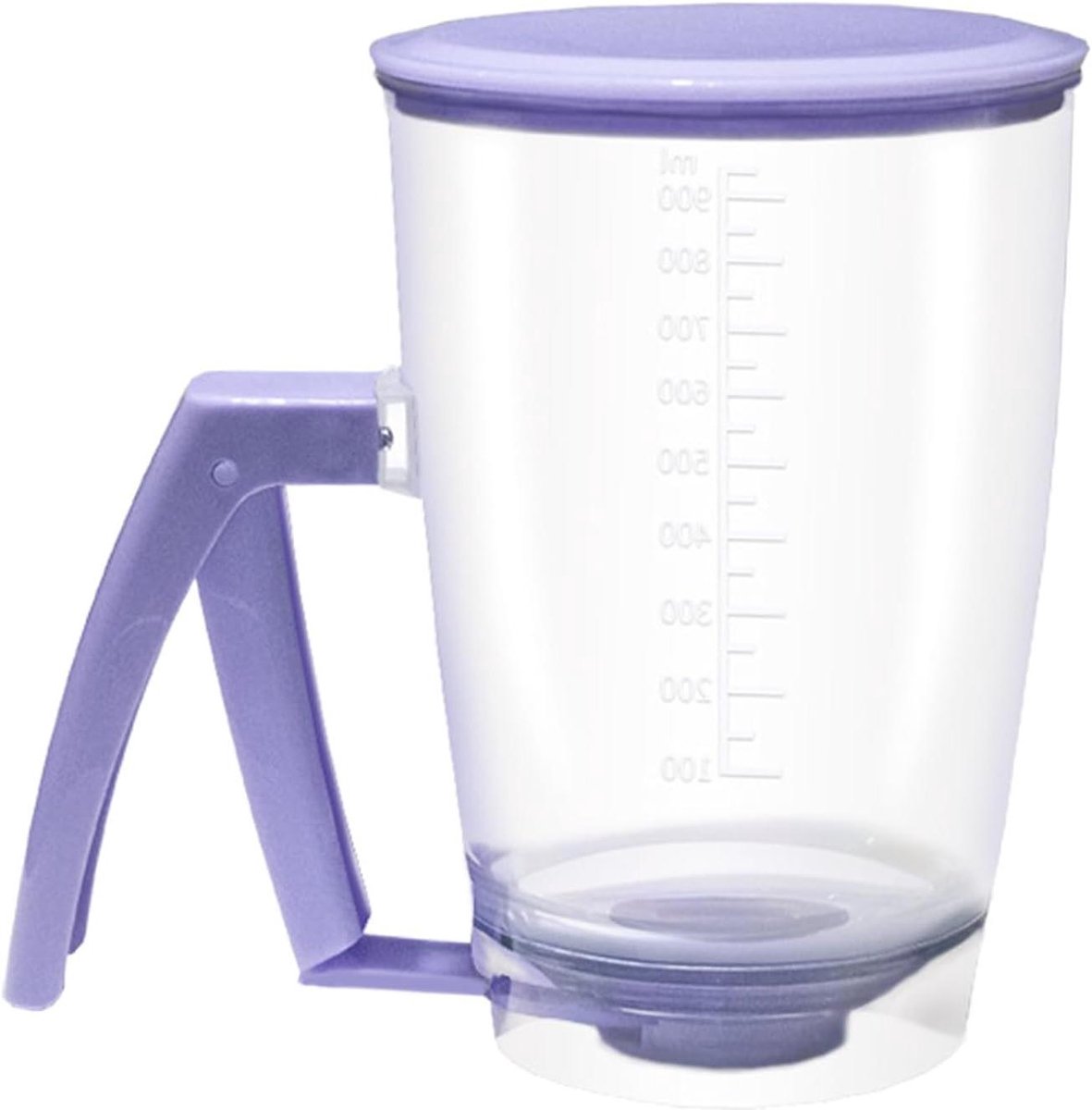 Beslag Dispenser - Beslag Trechter - Muffins Bakken - Lekvrij Ontwerp - 16.5 cm - Wit