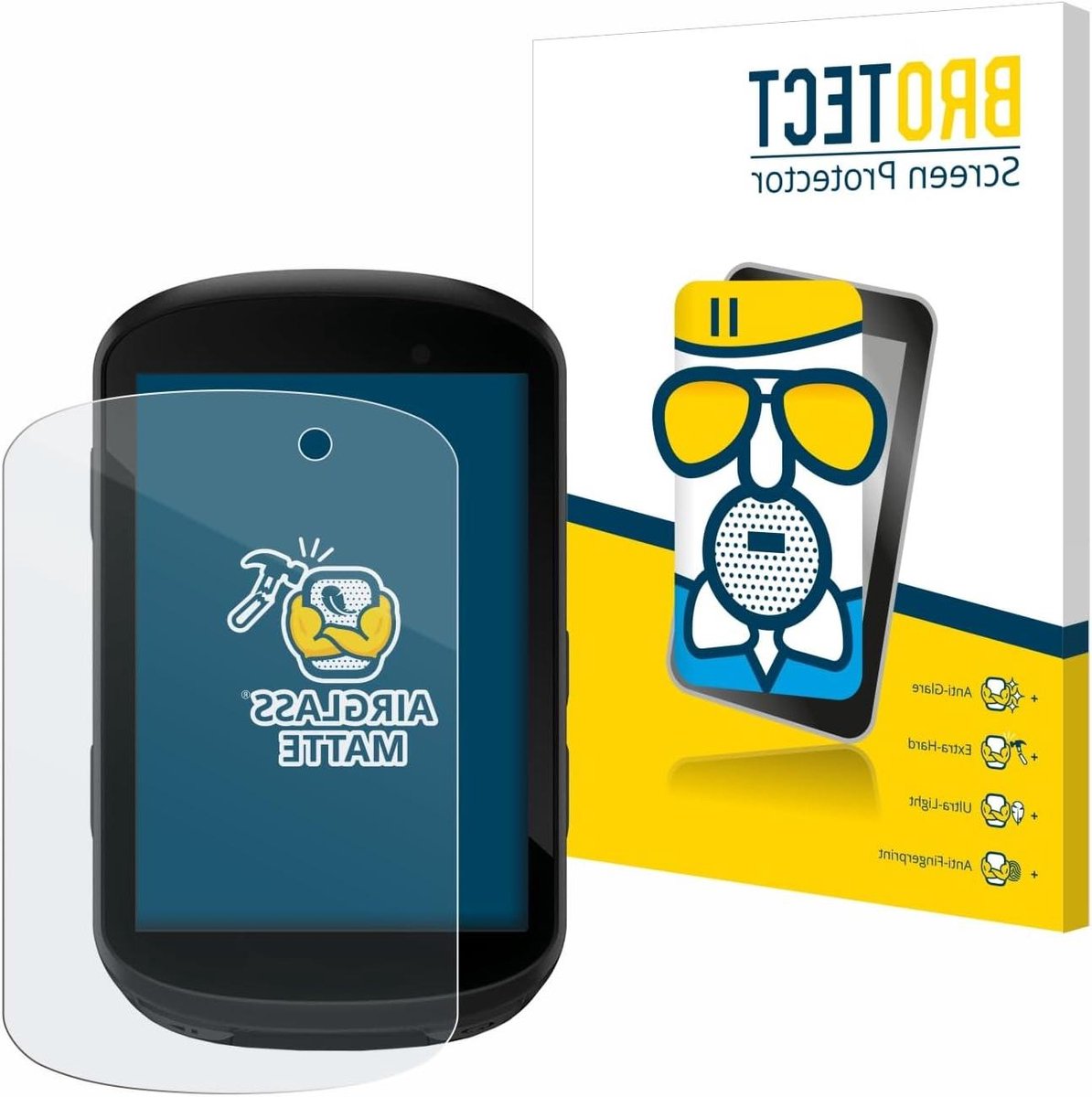 Screen Protector Mat - Schermfolie Glas - GPS Beschermen - Anti-Reflex - 9H Hardheid - Mat