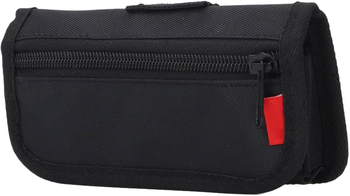 Camera Accu Tas met 4 Compartimenten voor AA Batterijen en Geheugenkaarten, Lichtgewicht en Compact Design voor Fotografie