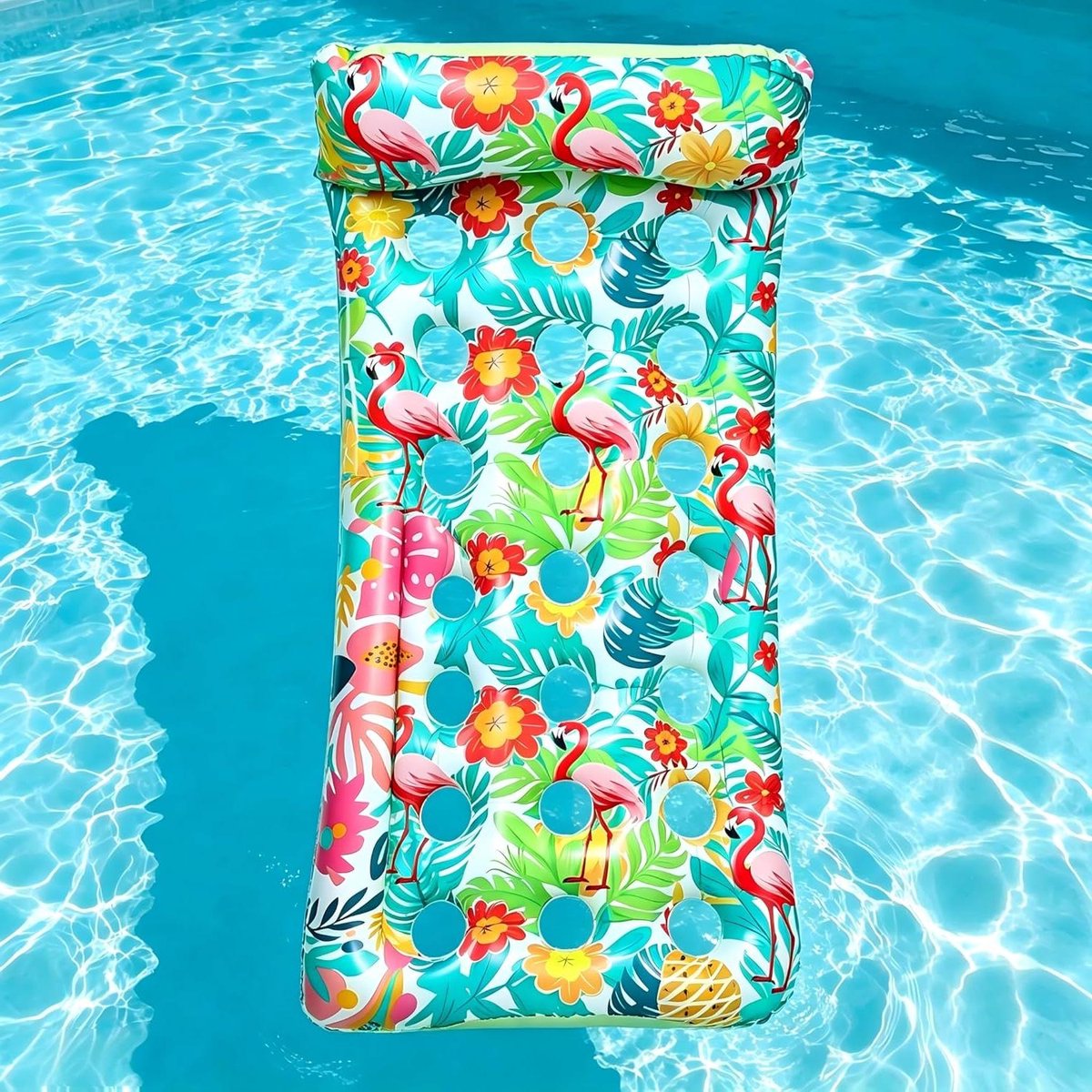 Zwemband Volwassenen – Luchtbed Zwemmen – Ontspannen in Water – Semi-ondergedompeld Ontwerp – 170×85 cm – Flamingo Roze Zwemband Volwassenen – Luchtbed Zwemmen – Ontspannen in Water – Semi-ondergedompeld Ontwerp – 170×85 cm – Flamingo Roze