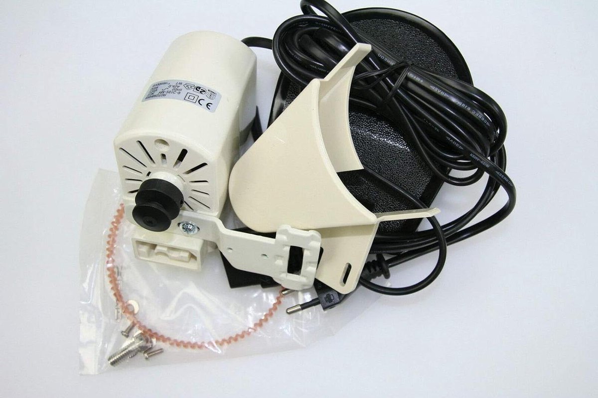 Naaimachine Motor - Voetpedaal Set - Naaien - Externe Motor - 20.7 cm - Wit