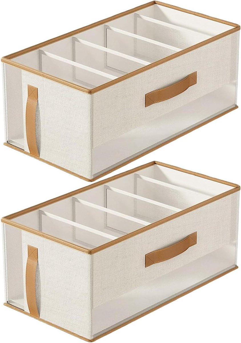 Opvouwbare Organizer - Kast Sorteerder - Garderobe Ordenen - Ademend Mesh Design - 5 Vakken - Meerkleurig