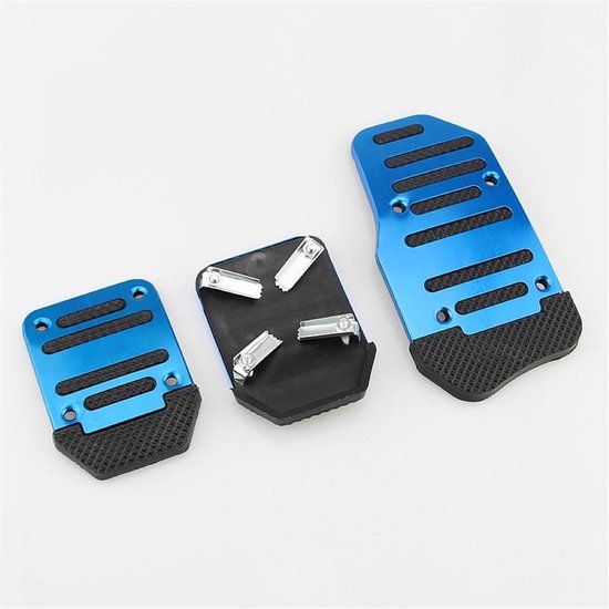 Auto Pedaal Covers - Voetpedaal Set - Verbeterde Grip - Antislip Ontwerp - 3 Stuks - Blauw — afbeelding 2
