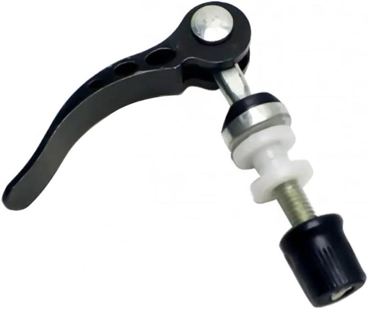 Fietszadelklem - Snelspanner Zadelpen - Zadel Verstellen - Gereedschapsloze Installatie - 12.5 cm - Zwart