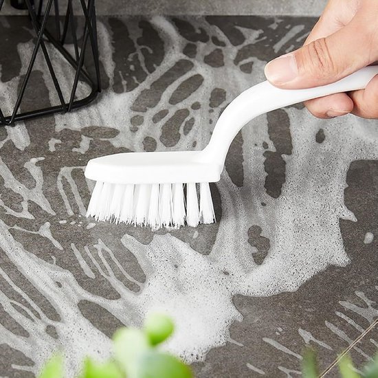 Voegenborstel - Voegenreiniger Tegelborstel - Badkamer Keuken Reinigen - Harde Borstelharen - 7.9L x 2.4B x 1.2H cm - Grijs — afbeelding 2