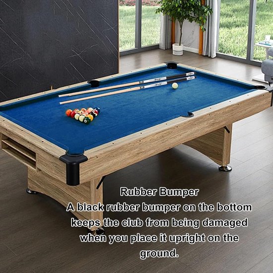 Poolkeu Esdoornhout - Biljartkeu Keu - Biljart Spelen - 13mm Precisiepunt - 147 cm - Natuurlijk Hout — afbeelding 3