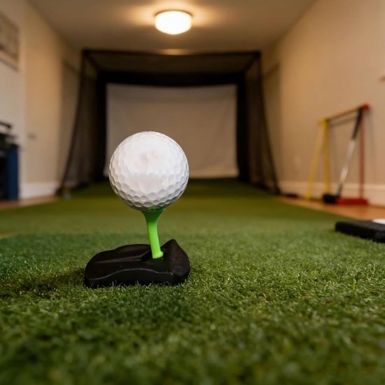 Golf Tee Houder - Golf Tee Base - Golf Training - Stevige Grashouder - 50g - Zwart van GOLF — afbeelding 4