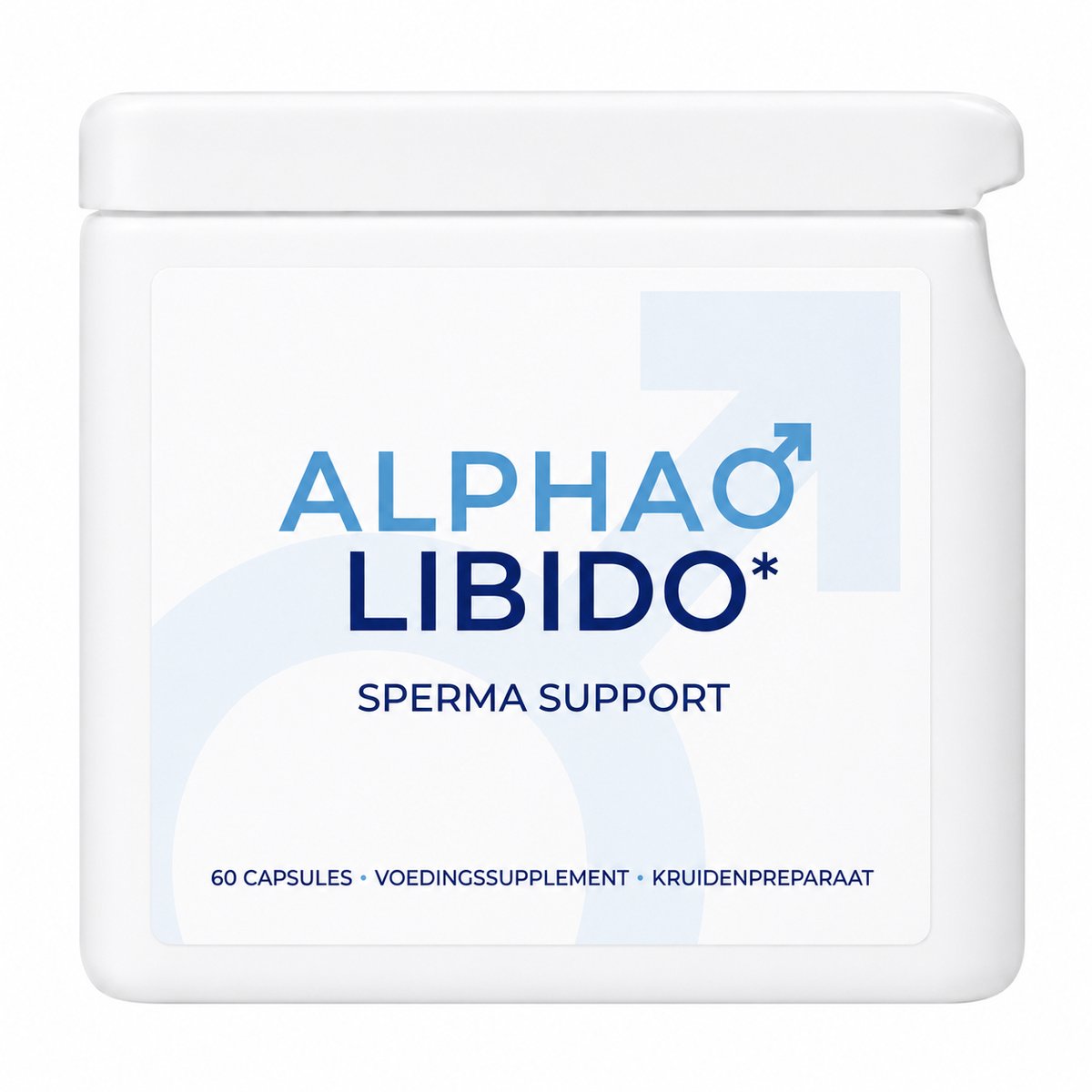 Alpha Libido - Sperma Support - Sperm Booster – Meer & Betere Spermakwaliteit | Ondersteunt Mannelijke Vruchtbaarheid & Testosteron | 60 Pillen