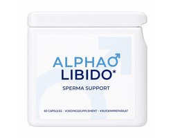 Alpha Libido - Sperma Support - Sperm Booster – Meer & Betere Spermakwaliteit | Ondersteunt Mannelijke Vruchtbaarheid & Testosteron | 60 Pillen