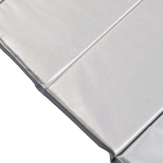 Slaapmat Campingmat - Opvouwbaar Kussen - Comfortabel Slapen - Draagbaar Opbergbaar - 190 cm Lengte - Donkerblauw — afbeelding 2