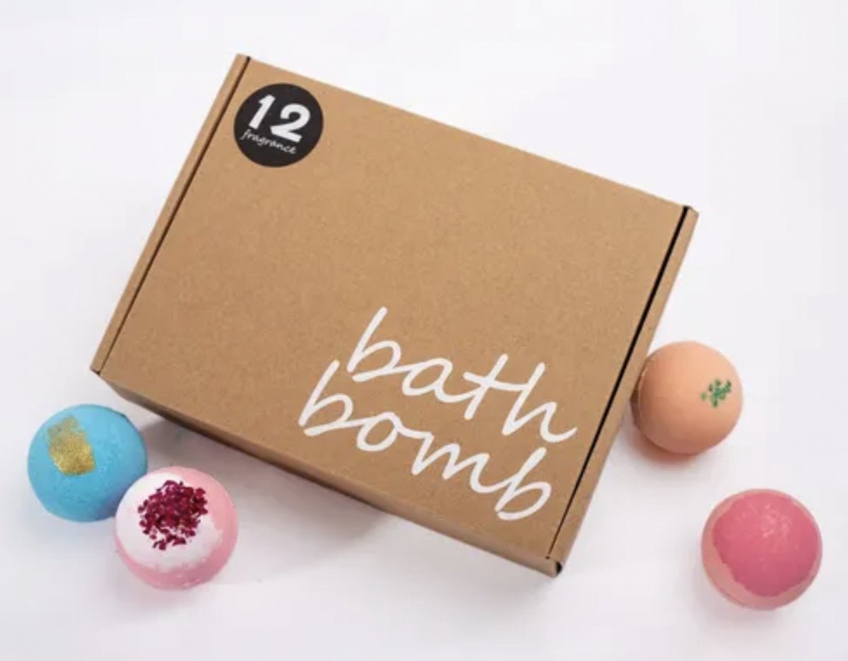 Nixnix® - Bath bombs 12 stuks - Badballen voor in Bad - 60g per stuk