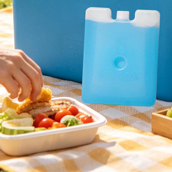 IJsblok Koeler - Koelpakket Vriezer - Items Koel Houden - Herbruikbaar Zonder Vullen - 250 ml - Wit — afbeelding 2