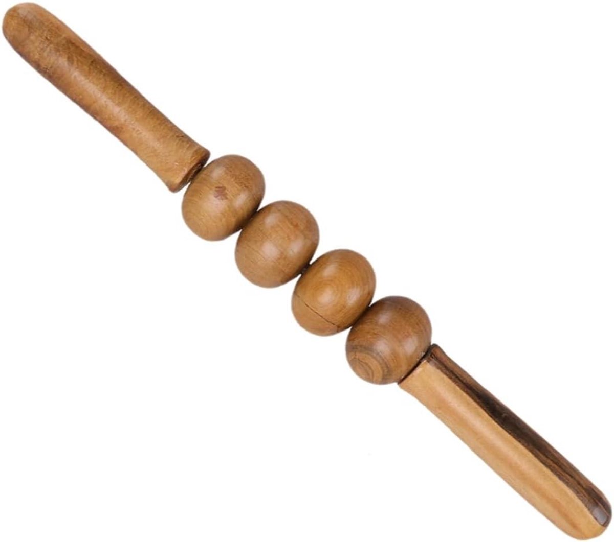 Massage Roller - Houten Roller - Spierontspanning - Diepe Weefselmassage - 32 cm - Khaki