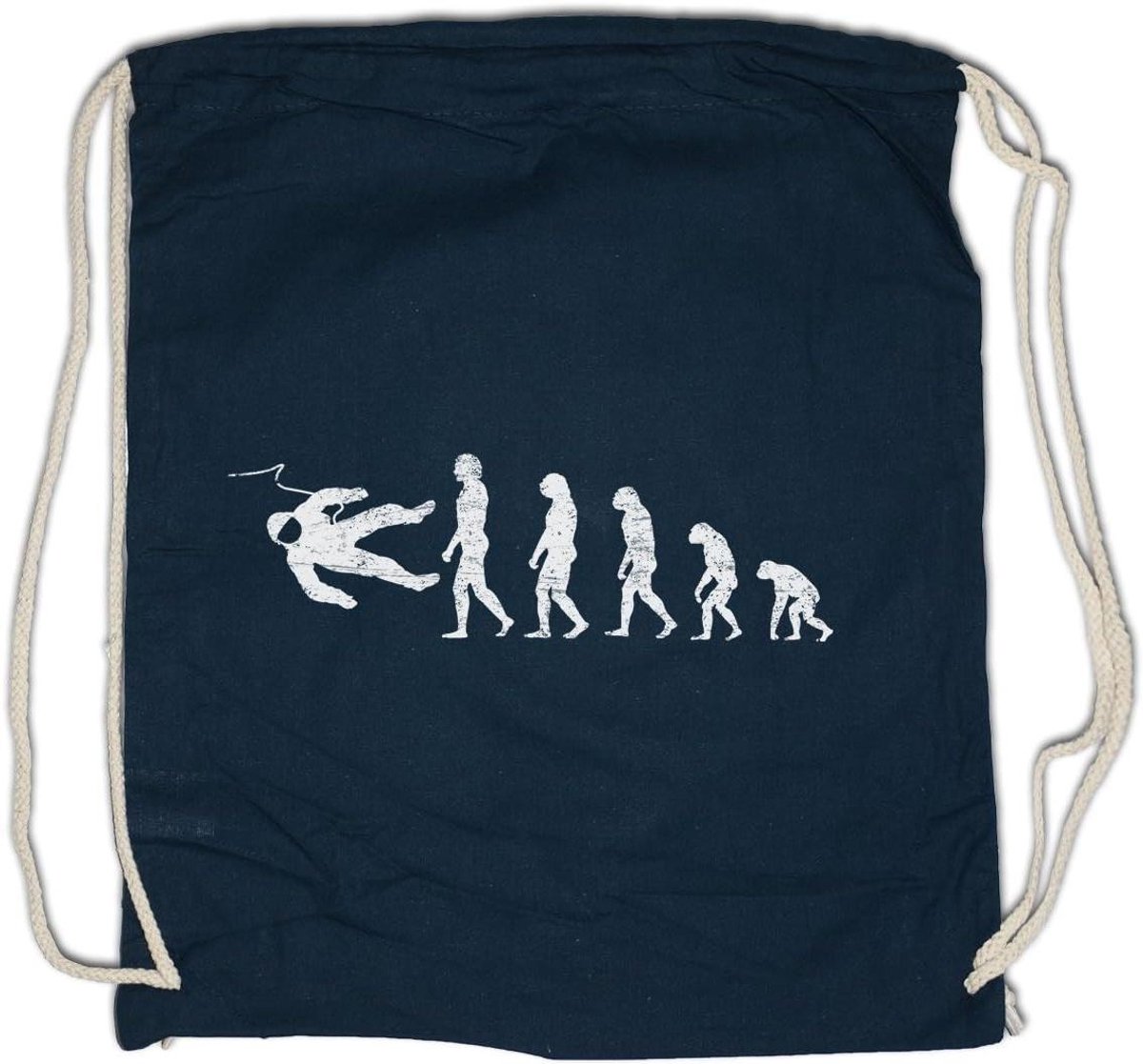 Sporttas - Gym zak - Sporten en Reizen - Stevige trekkoorden - 38 x 46 cm - Blauw