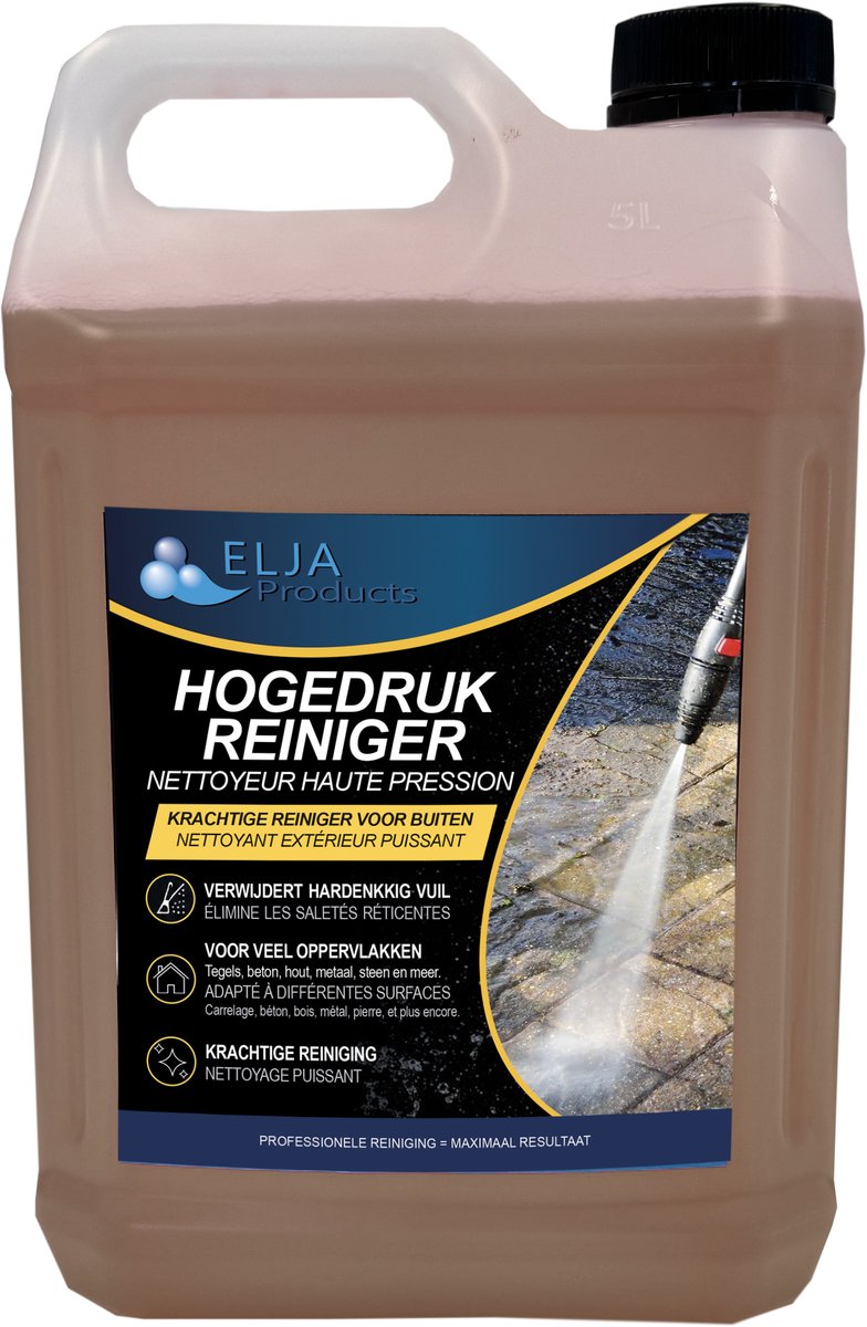 5L Hogedrukreiniger | Oprit- en terrasreiniger | Dakreiniger | Gevelreiniger | Autoreiniger