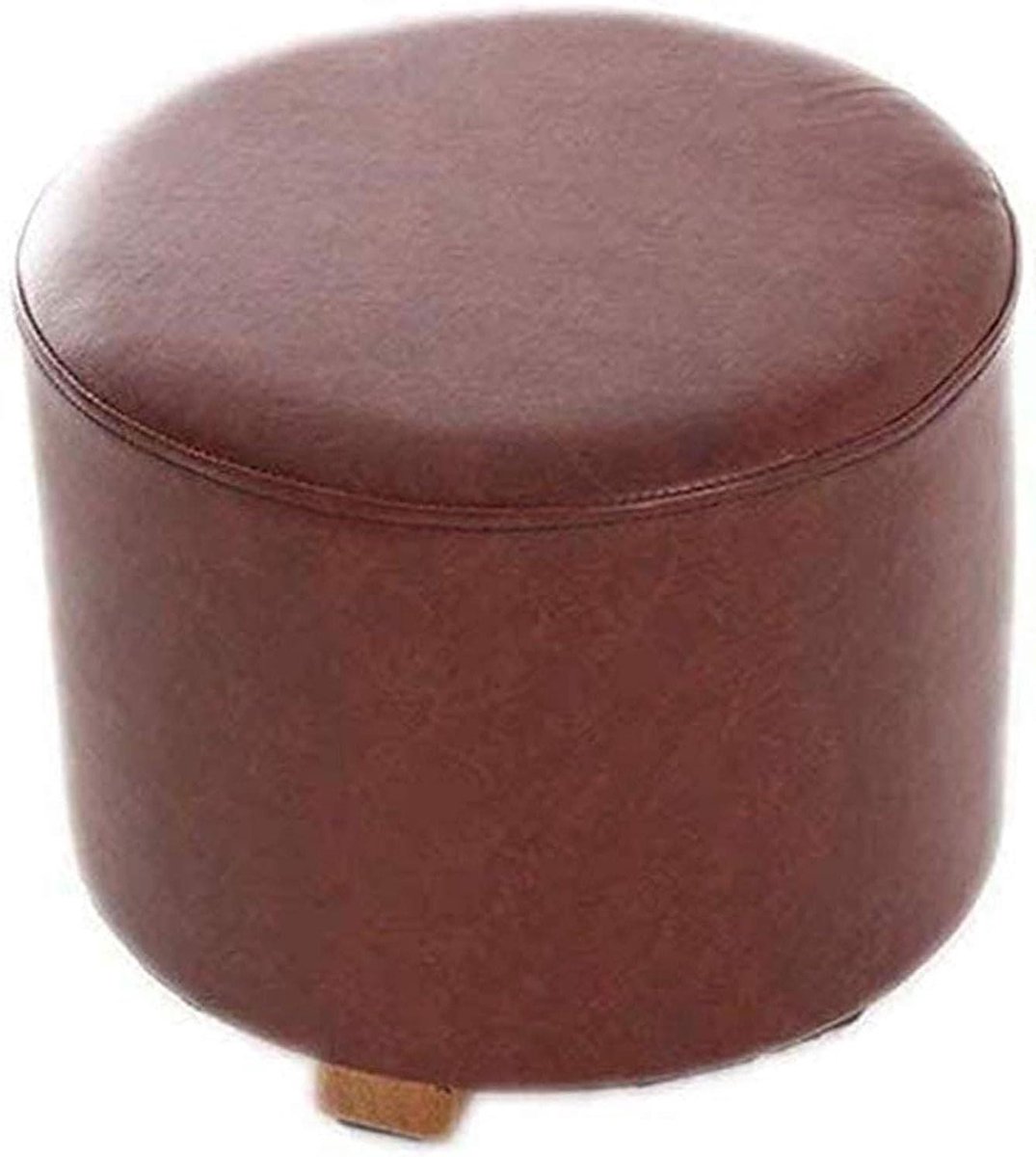 Voetenbankje - Opbergkrukje Poef - Voeten Rusten - Sterk Fiberboard - Max 150 KG - Bruin
