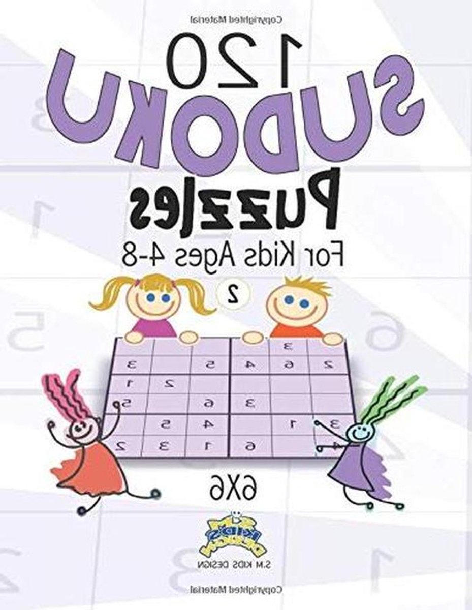Sudoku Voor Kinderen - Puzzelboek - Educatief Spel - 120 Puzzels - 6x6 - Niet Van Toepassing