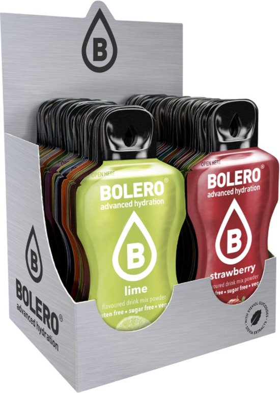 Bolero Limonade Mix 74 Sticks Proefpakket - 74 verschillende smaken