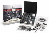 Professionele Teken- en Schets Set 30pcs - Complete Grafiet, Houtskool & Pastel Tekenset in Luxe Bewaardoos - Nassau Fine Art