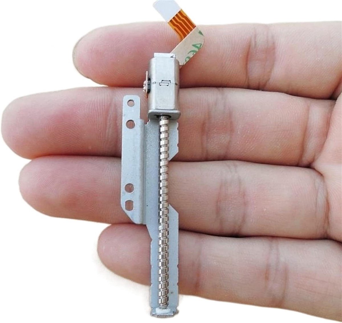 Stappenmotor met Schroef - Micro Motor DIY - 3D Printer Onderdeel - Compact Ontwerp - 6x7.5MM Motor - Zilverkleurig