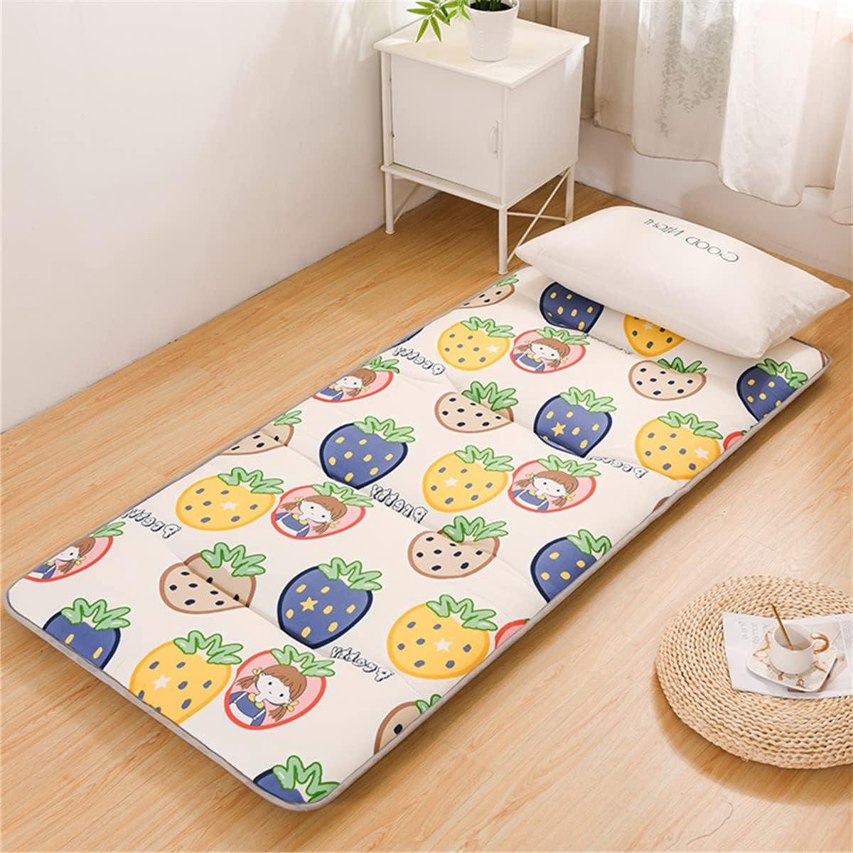 Japanse Futon Matras - Vloermatras Opvouwbaar - Comfortabel Slapen - Huidvriendelijke Stof - 150 x 200 cm - Donker