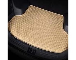 Kofferbakmat Peugeot 2008 - Bagageruimtebekleding Vloer - Auto Interieur Beschermen - Specifiek Pasvorm Ontwerp - 1 kg - Beige