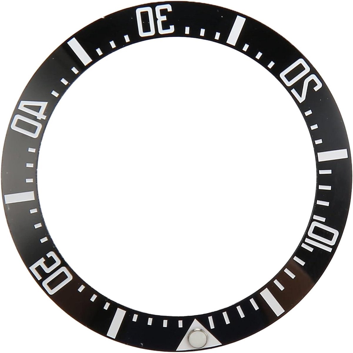 Horloge Ring - Uurwerk Onderdeel - Horloge Reparatie - Lichtgevende Parel - 40mm Buitenmaat - Zwart