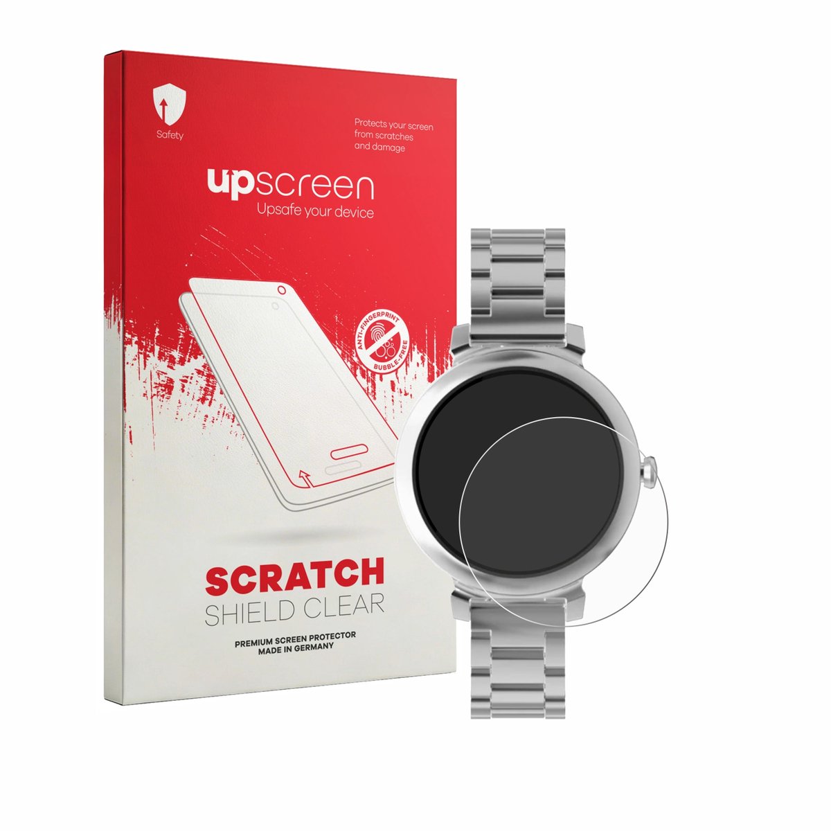 upscreen - Screenprotector voor ZenWatch Lily 1.1" - Folie Beschermfolie transparant